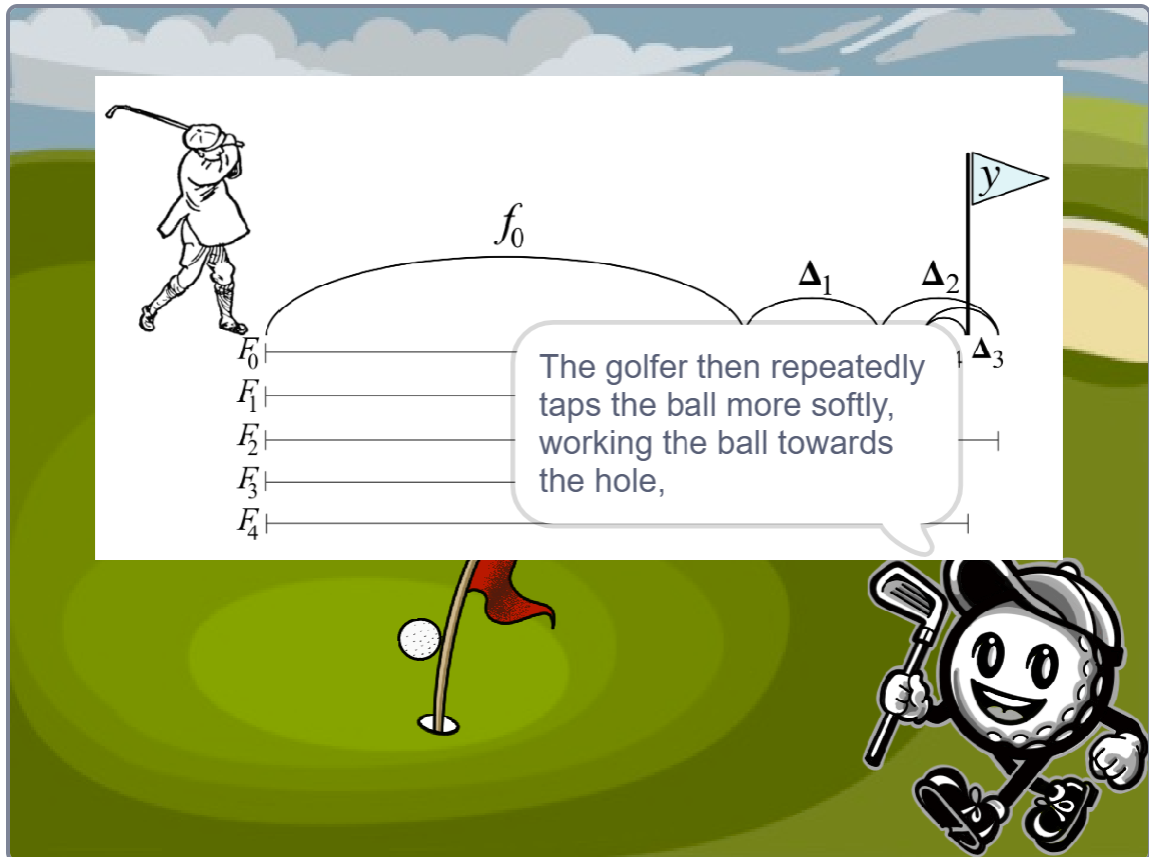 Gradient Descent Golf