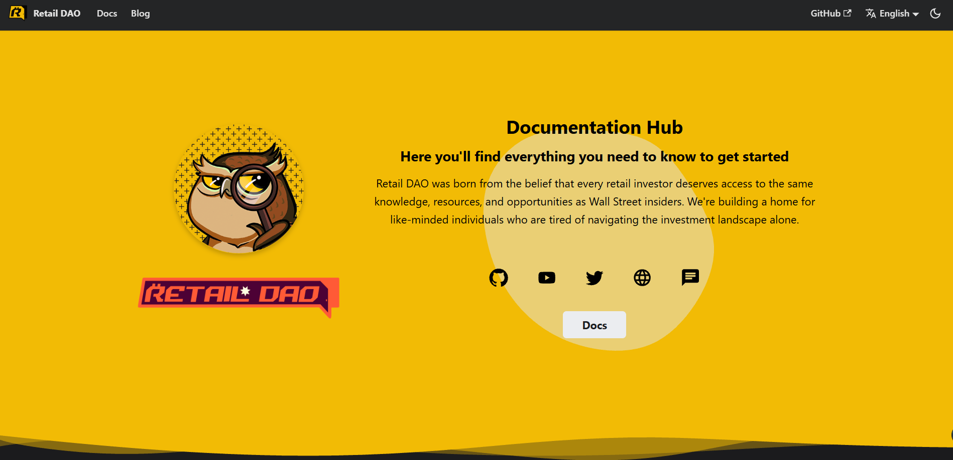 Retail DAO Static Documentation Site